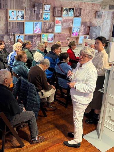 Judy spoke on Saturday, April 25, 2026, at the Chinese American Museum in Washington, DC, 