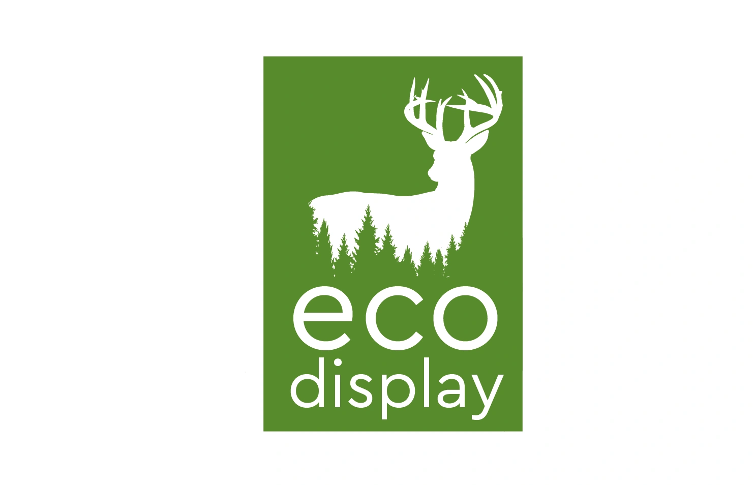 green logo with deer