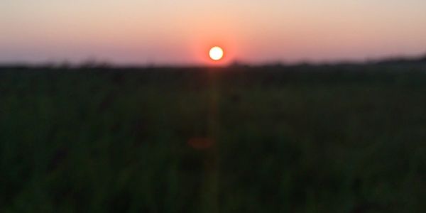 blurred image of the sunset view 