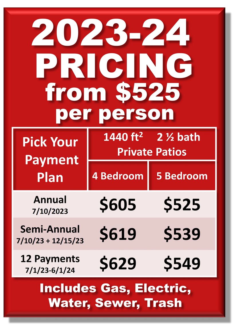 pricing kent house apartment