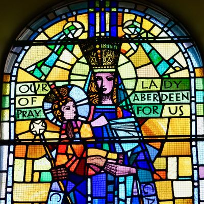 Our Lady of Aberdeen Stained Glass Window