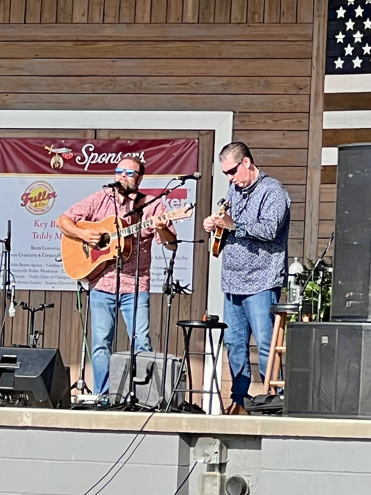 Josh Daniel (L) and Darin Aldridge 5/25/2024 by Rusty Wise (WNN)