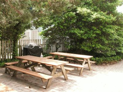 Picnic area with grills