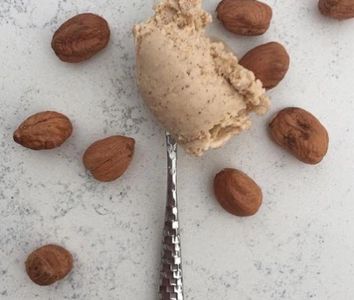 hazelnut gelato and hazelnut ice cream