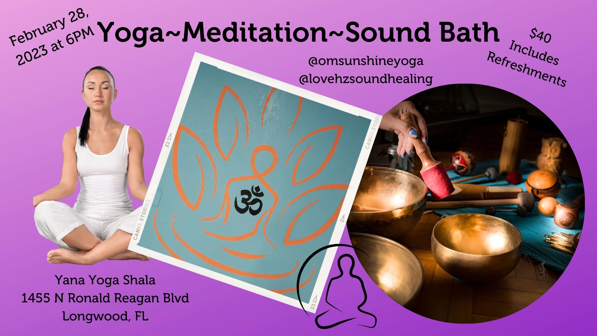 Yin Yoga and Meditation with Sound Bath