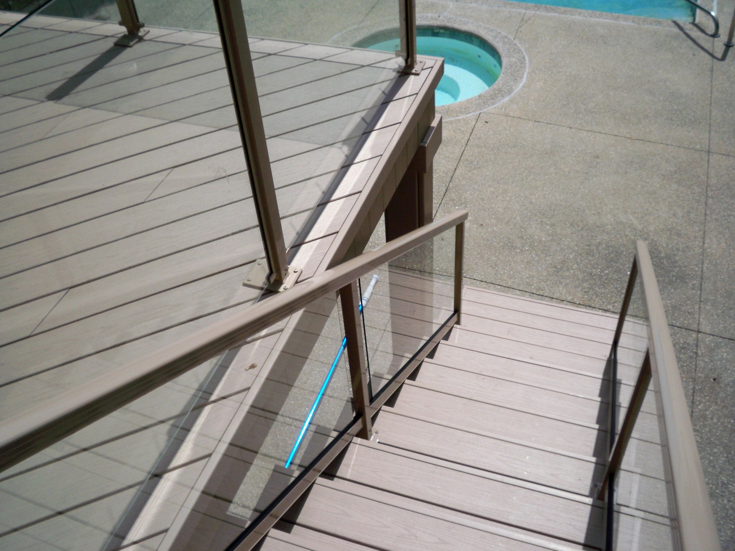 Custom railing colours to compliment your deck and landscape.