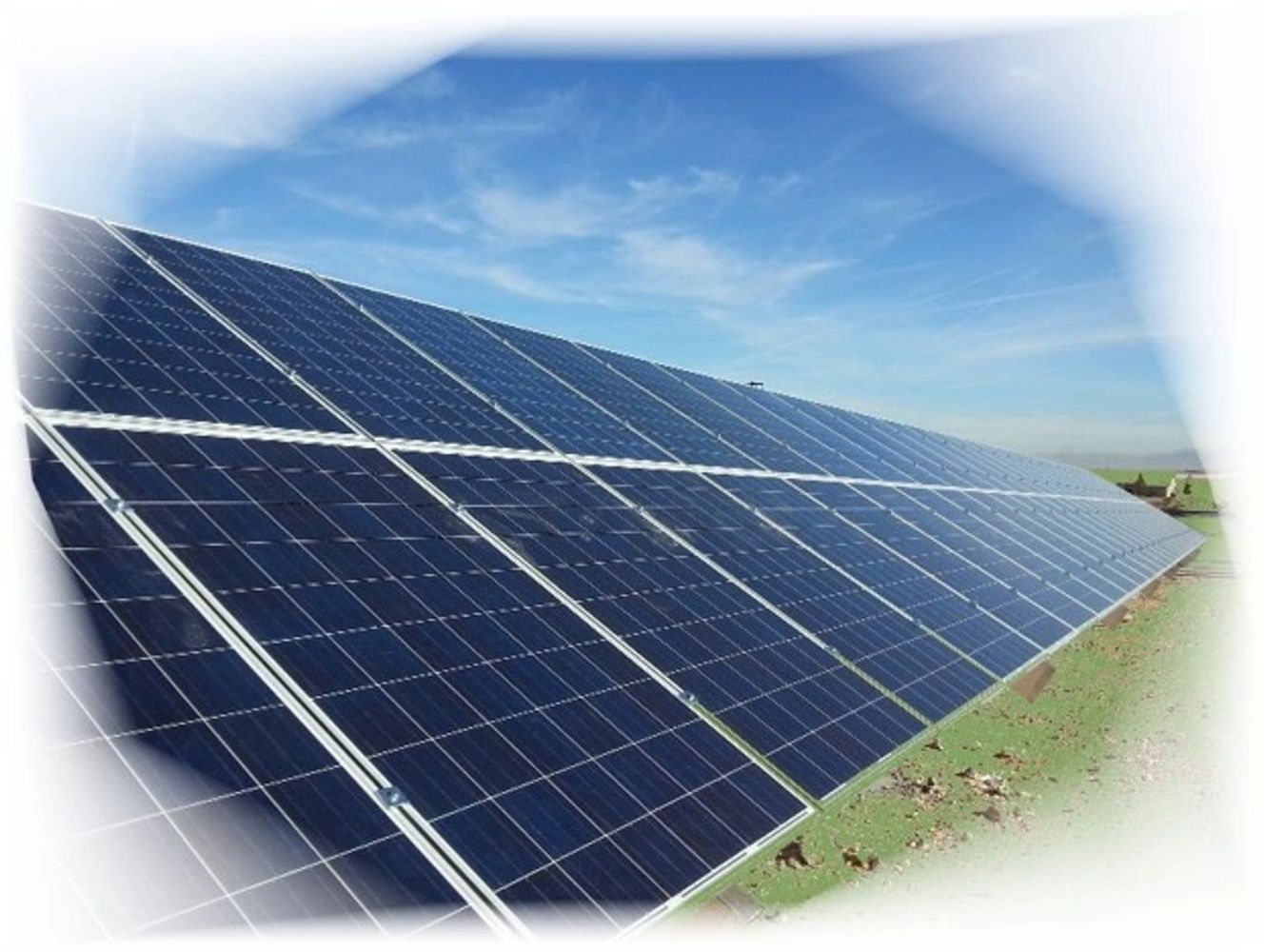 Example ground mount solar array.