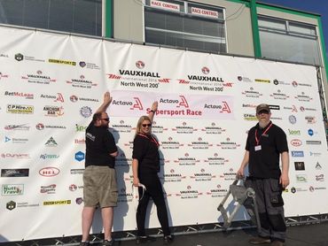 North West 200, banners, event banners 
