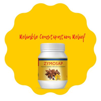 ZYMOSAP reliable constipation relief