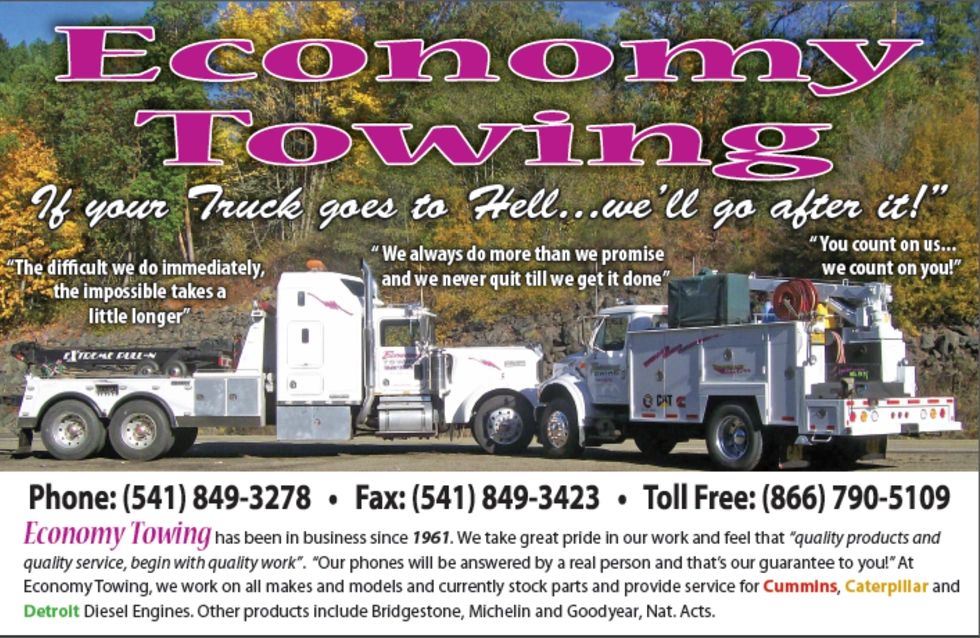 Economy Towing & Truck Repair Shop - Towing Truck logo