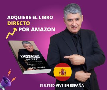 Libro Liderazgo en Red para comprarlo en Amazon España. Por Miguel Millán. Redes de mercadeo.