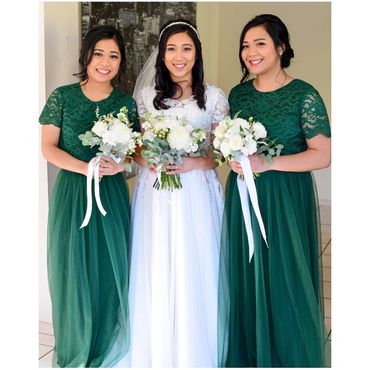 Bride and her gorgeous bridesmaids
Asian wedding
