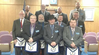 The 2020  officers of Douglasville Lodge