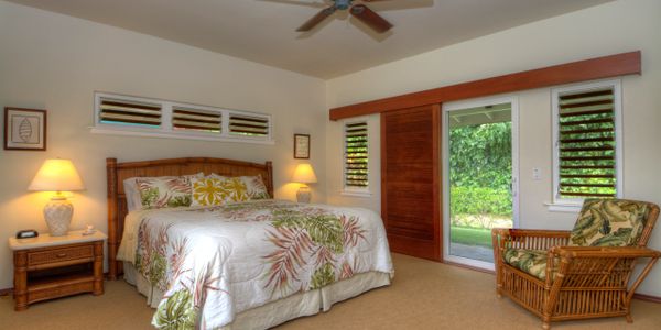 Poipu Beach Vacation Rental Home large master bedroom