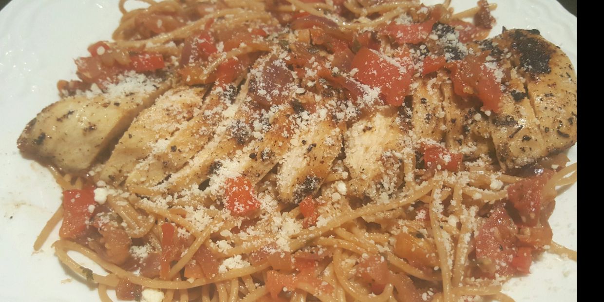 Chicken Bruschetta Pasta