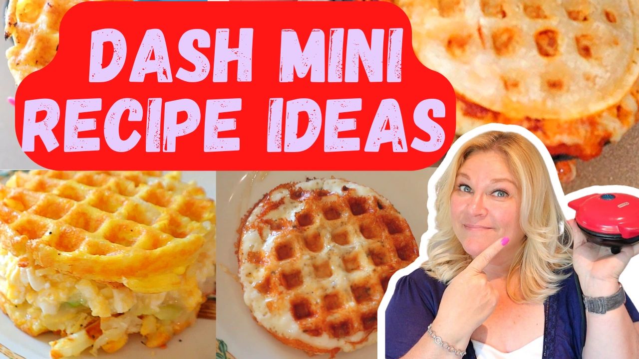 Dash Texas Red Mini Waffle Maker