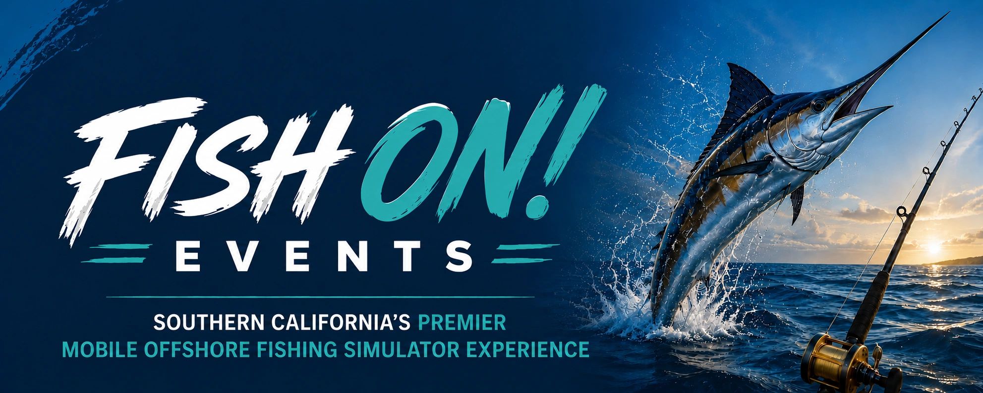 Fish On! Events for mobile offshore fishing simulation.