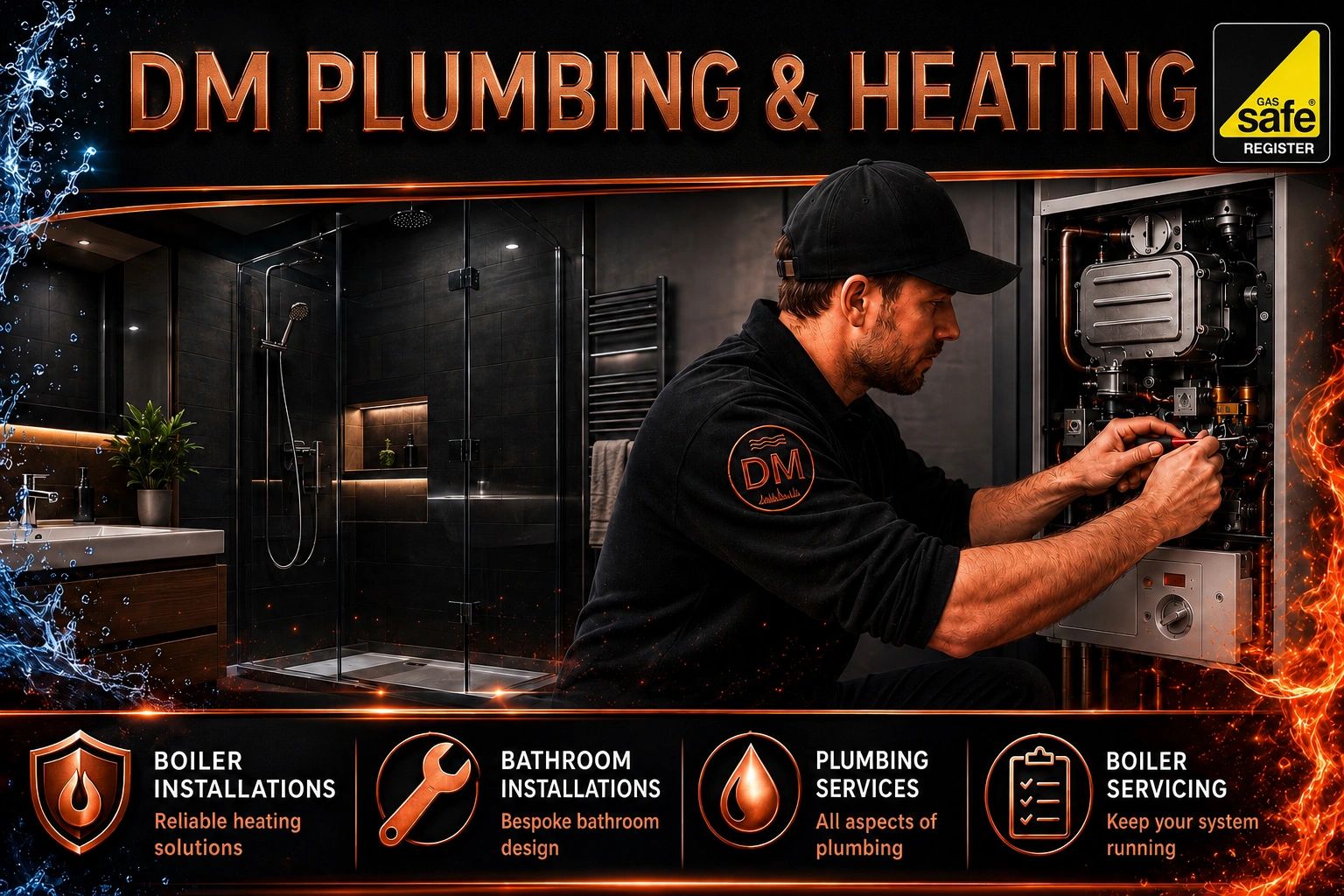 DM Plumbing & Heating Cover Page