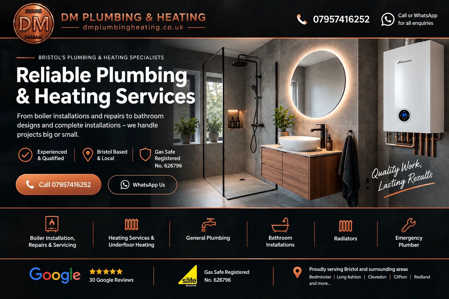 DM Plumbing & Heating. Bristol
