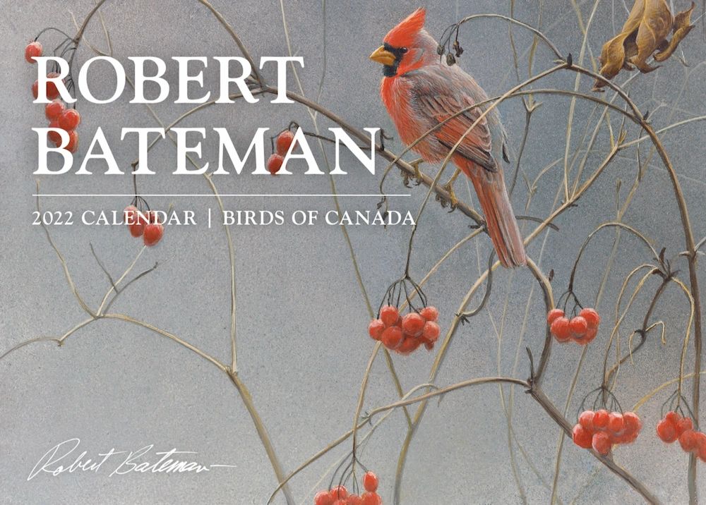 2022 Robert Bateman Calendar Birds of Canada