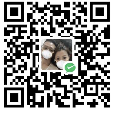 二维码中包含戴口罩的两人照片。