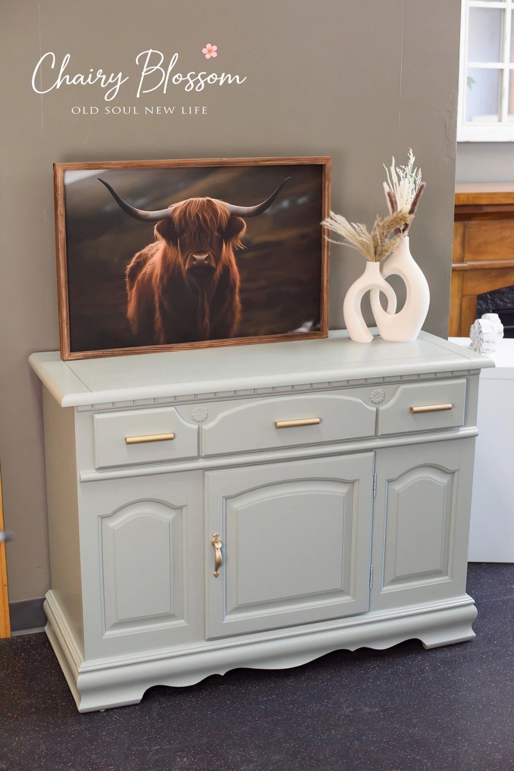 Solid Oak Buffet 
