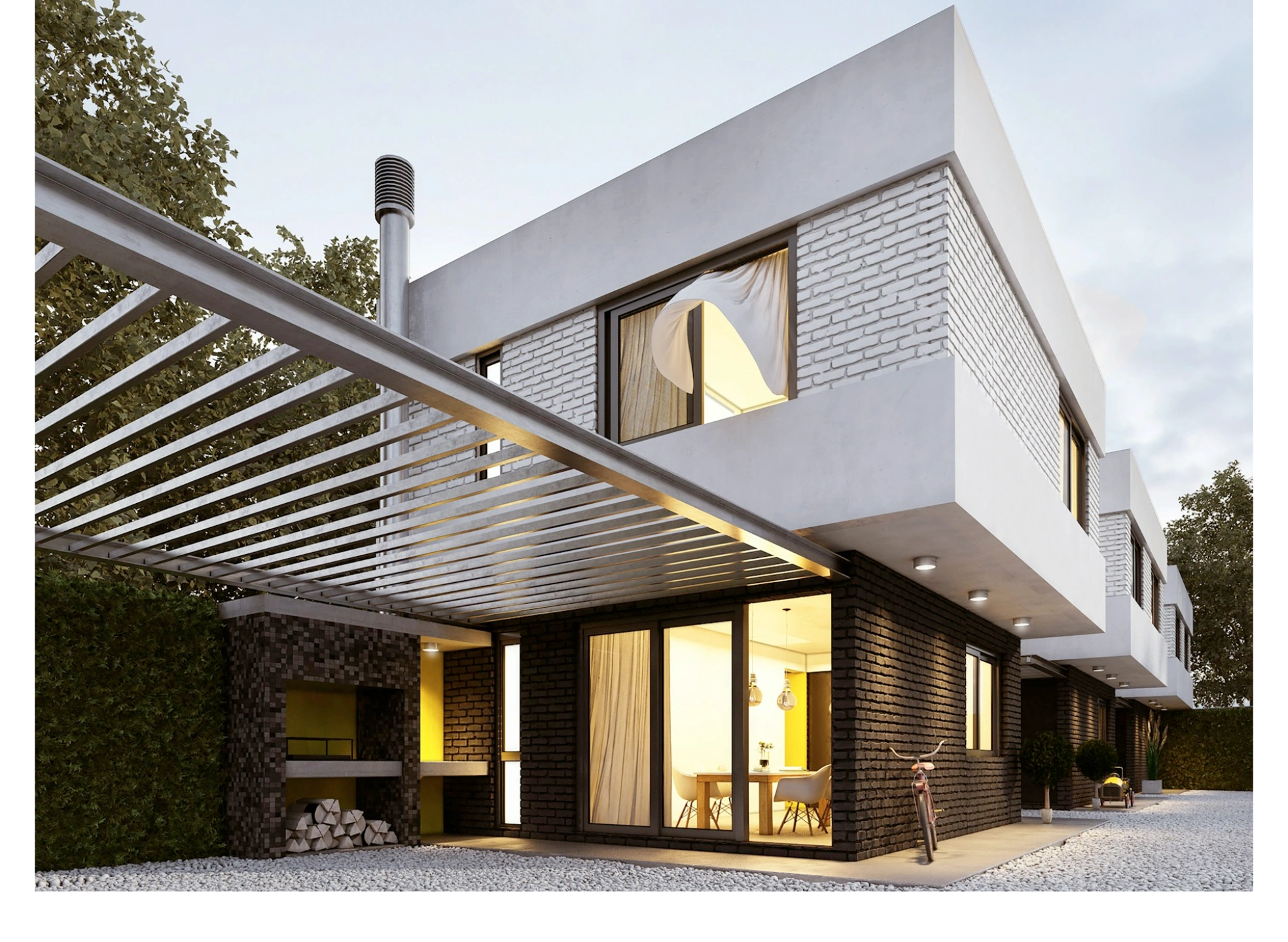 construction neuve moderne et design