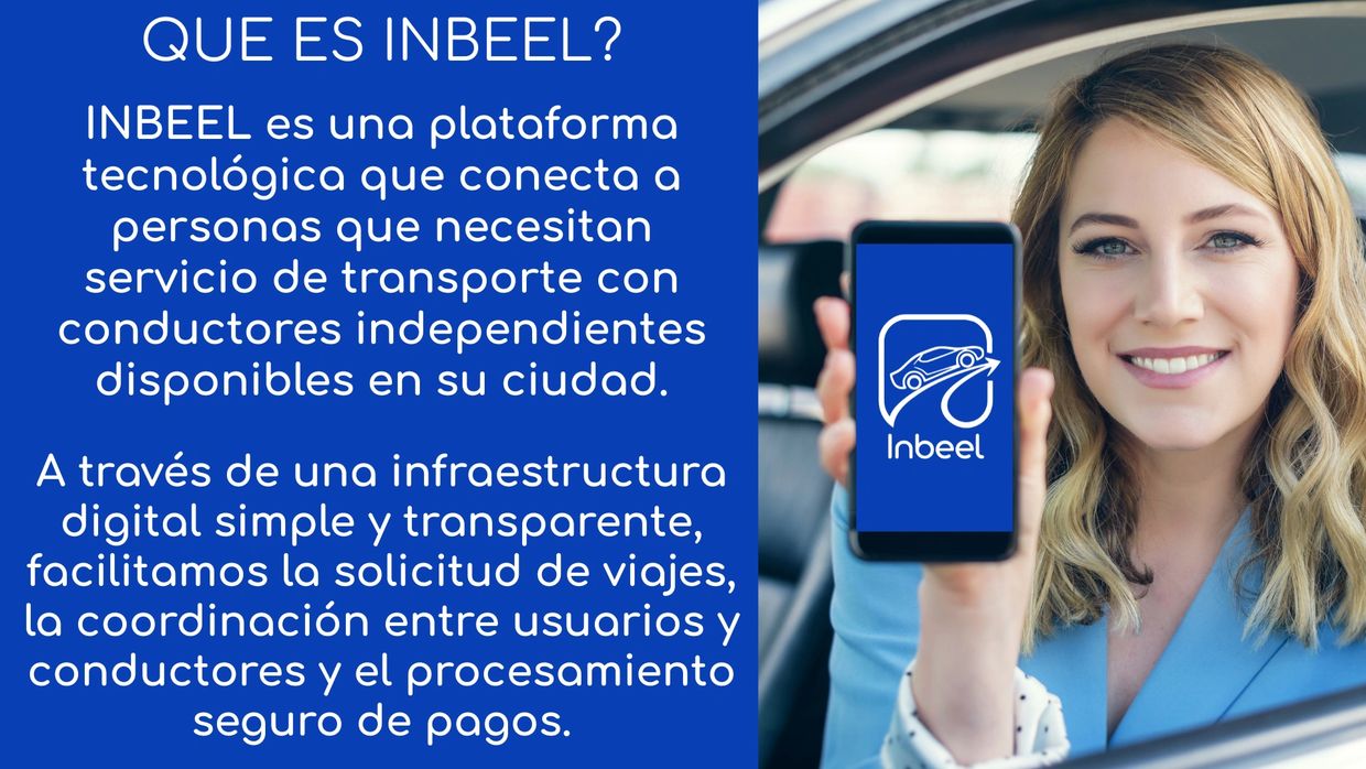 Plataforma tecnológica de transporte llamada INBEEL.