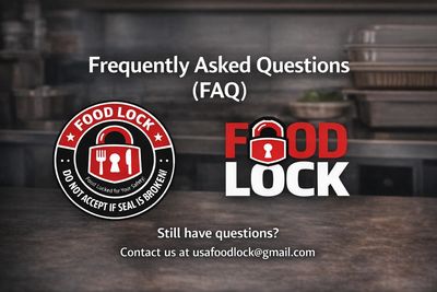 Food Lock FAQ with contact email for questions.