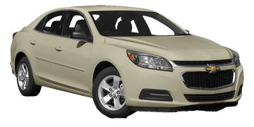 Tanish colored Chevy Impala four-door sedan