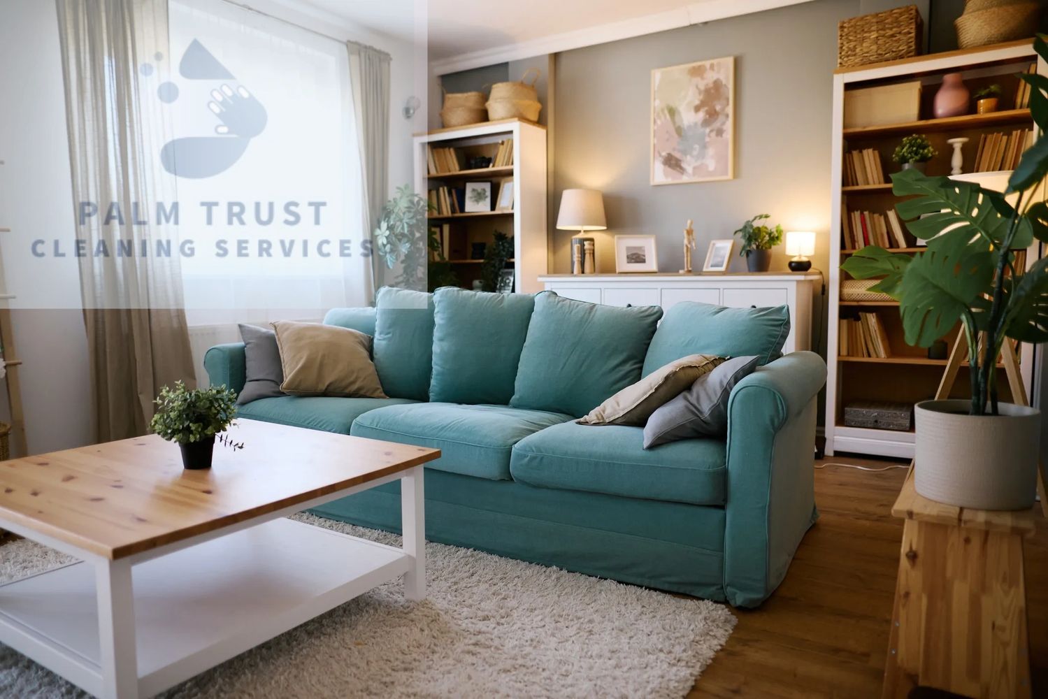 Woman cleaning a kitchen counter with a sponge and spray bottle.