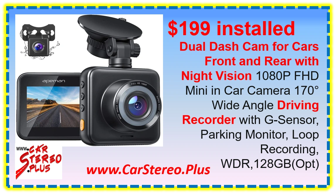 Momento Md-6200 M6 Wi-Fi HD Dual Dash Camera