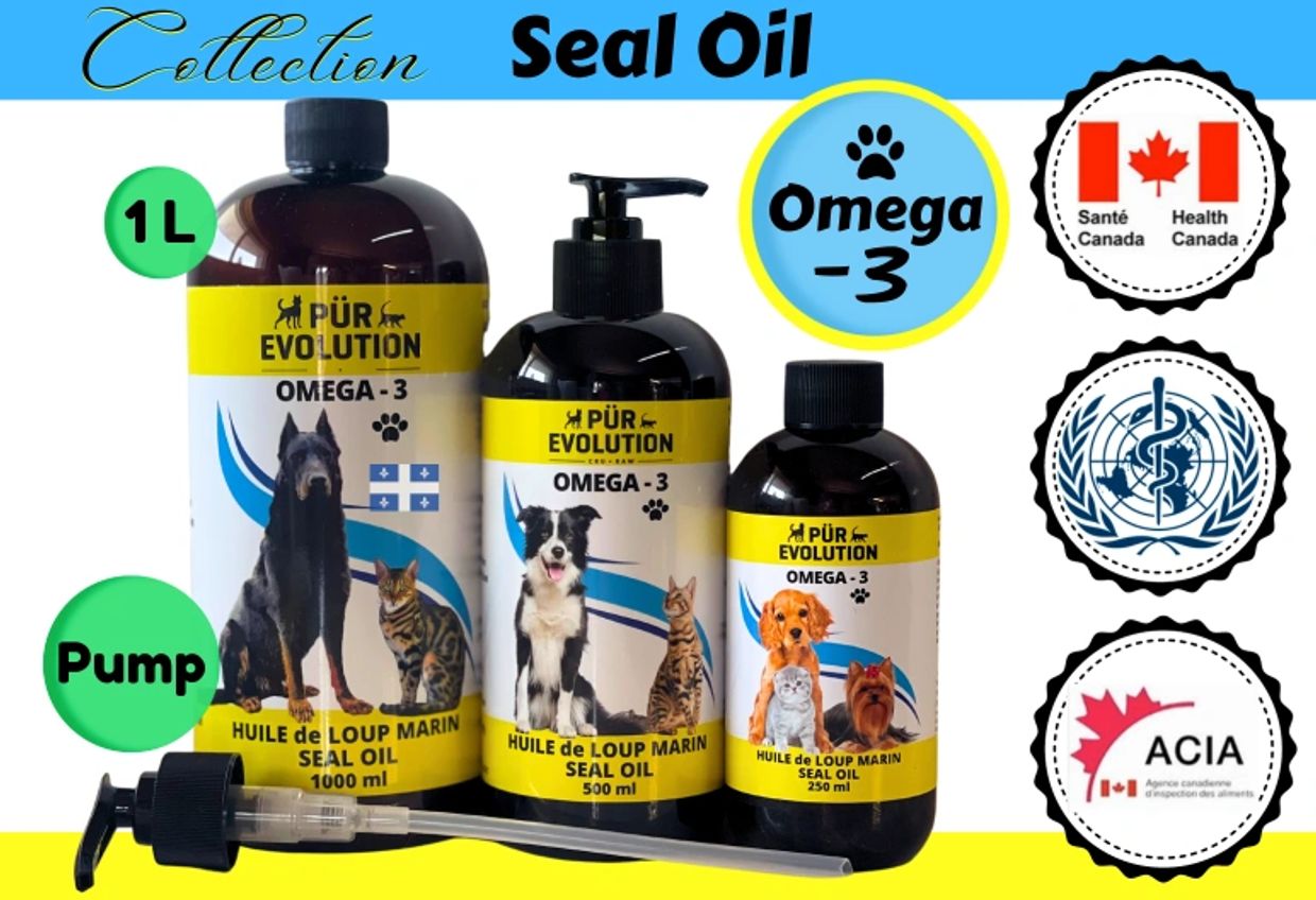 Seal oil dog cat omega 3