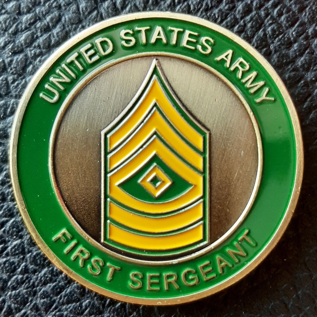 Challenge Coin: US Army Enlisted Rank-E8 1SG First Sergeant