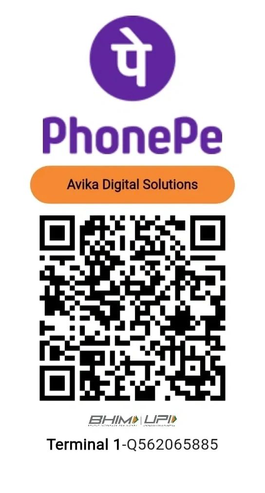 Pay & Send Screenshot Of Payment On Our Number +91-8956344465