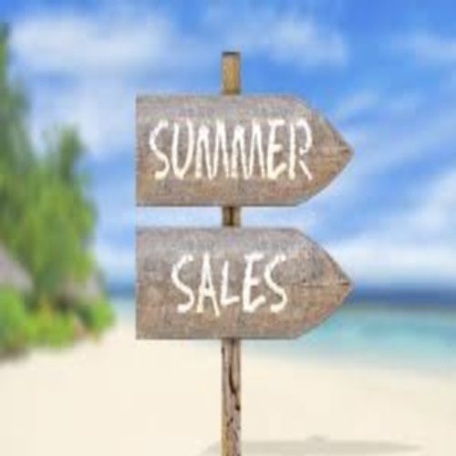 Summer savings up to 50% off selected items