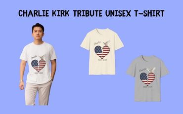 Charlie Kirk Tribute Unisex T-Shirt, Stand with America Tee, United States Memorial Shirt, Rememberi