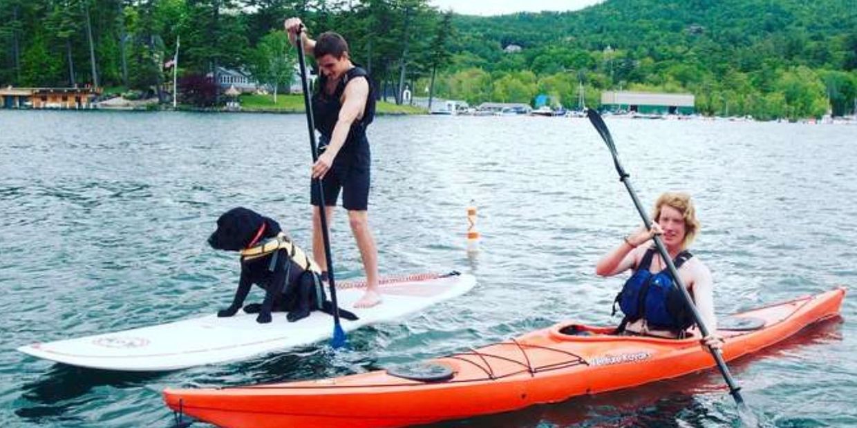 Paddleboard and Kayak on Lake George