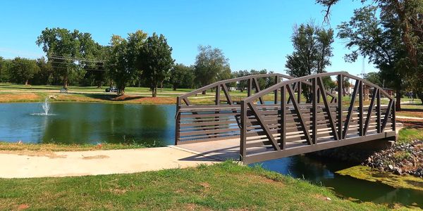 Oklahoma landscape architect city projects, trails, bridges, ponds, grant writing, drainage, parks