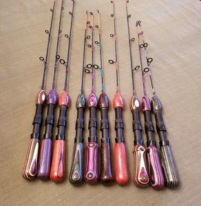 Ice fishing rods
Handles hand turned and hand wrapped.