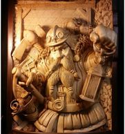 Master Miner - Woodcarvings by Randall Stoner, aka Madcarver