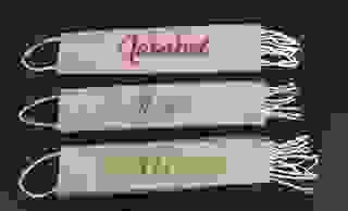 Bookmarks, printed, embroidery, personalised, customised, logo, names