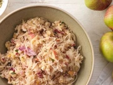 Sauerkraut apple salad