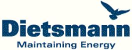 Logo of Dietsmann with a bird and slogan 'Maintaining Energy'.