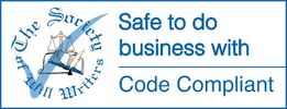 Society of Will Writers "Safe to do Business with" accreditation