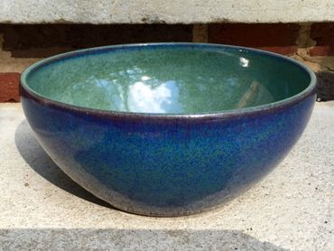 cone 10 serving bowl