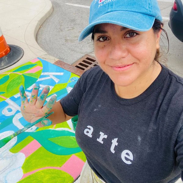 artist painting 