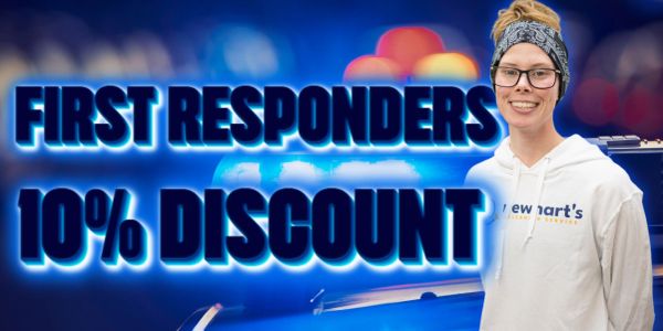 first responders image promoting 10% off