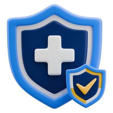 Image of a shield representing being licensed and insured