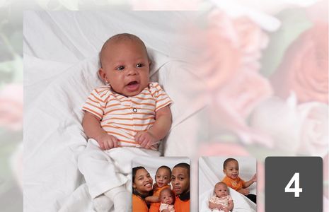 Jayla Monique Collins and family
